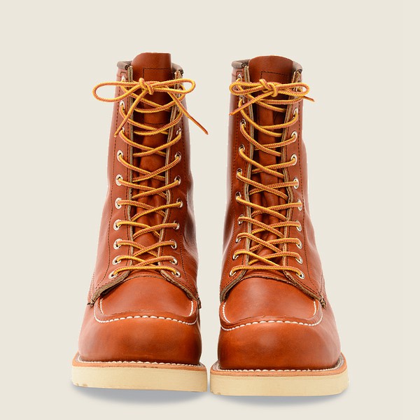 Red Wing Heritage Boots Classic Moc – 8-Inch Legacy Læder - Brune - Herre 8593-KWBGM